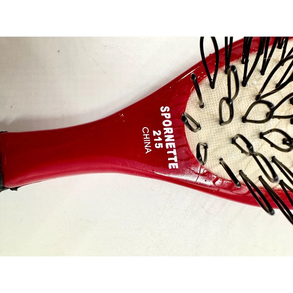 Spornette 215 Super Looper‎ Hair Extension Wig Brush Red Looped Bristle Paddle